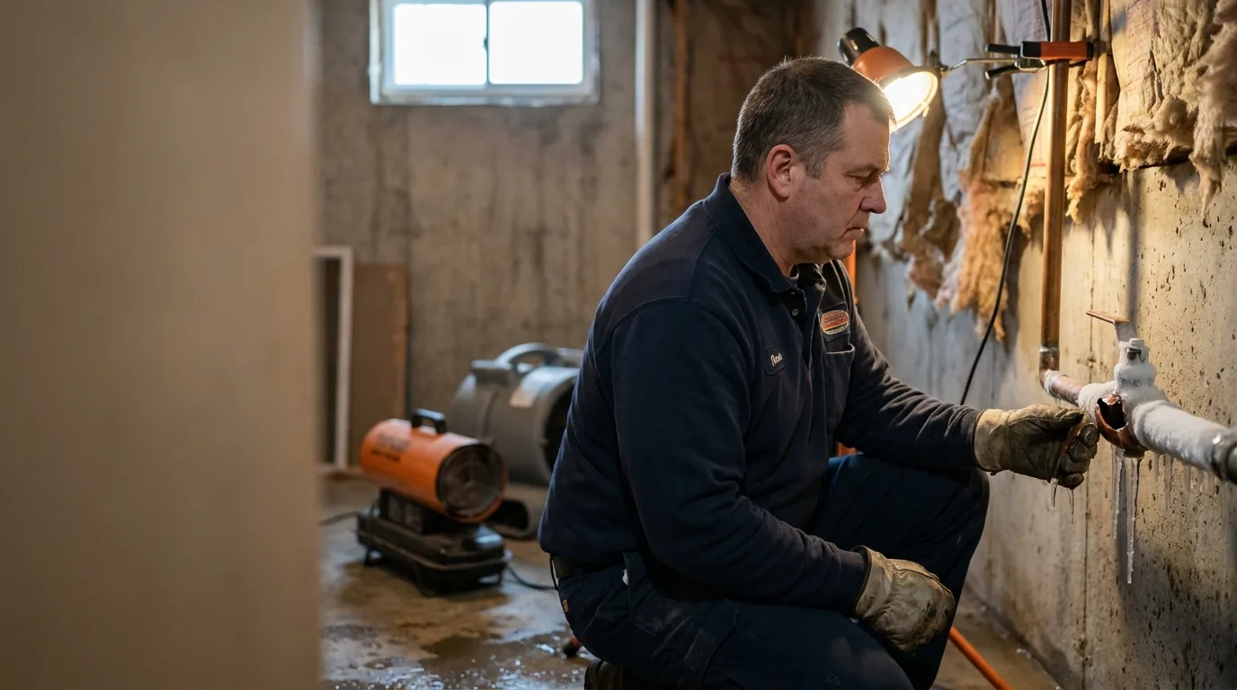 Frozen Pipe Restoration in Saratoga Springs